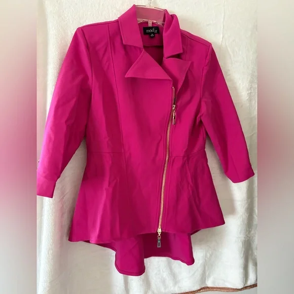 Women's Pink Jacket Mod/ x New - Picture 2 of 10